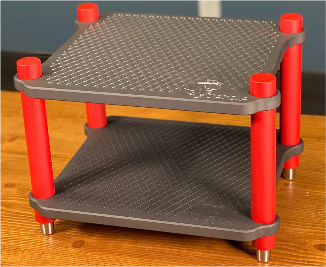 StackZillaカスタムオーディオ機器アイソレーション2棚ラック