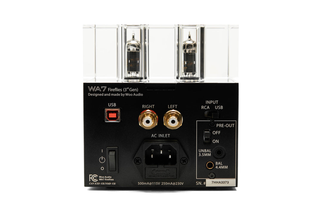 Woo Audio WA7 Fireflies (3rd gen) Balanced Headphone Amplifier / DAC